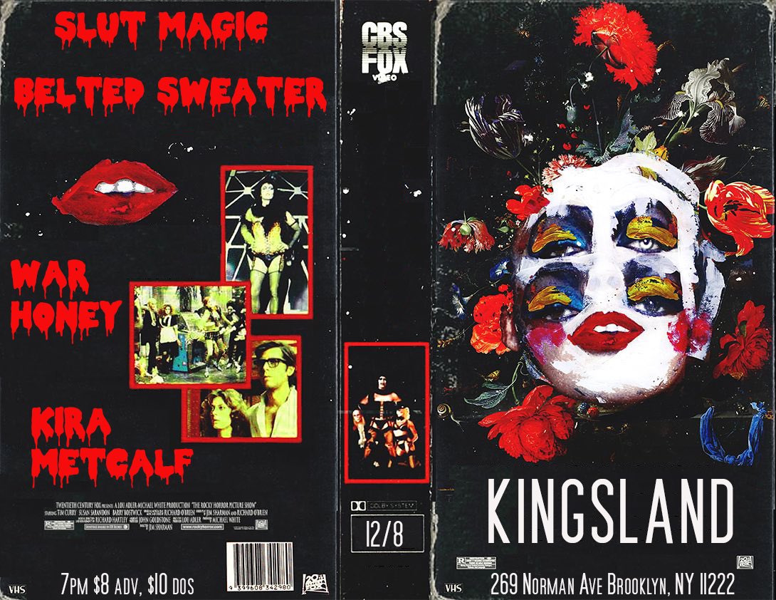 belted_sweater's tweet photo. 12/8 in Brooklyn, NY with a stacked lineup #onefromthevaults #hotpatootie #sayanyofyouguysknowhowtomadison #anothersliceanyone #doyouhaveanytattoosbrad #werealllucky #batoutofhell #meatloaf https://t.co/mS3ruHObGk