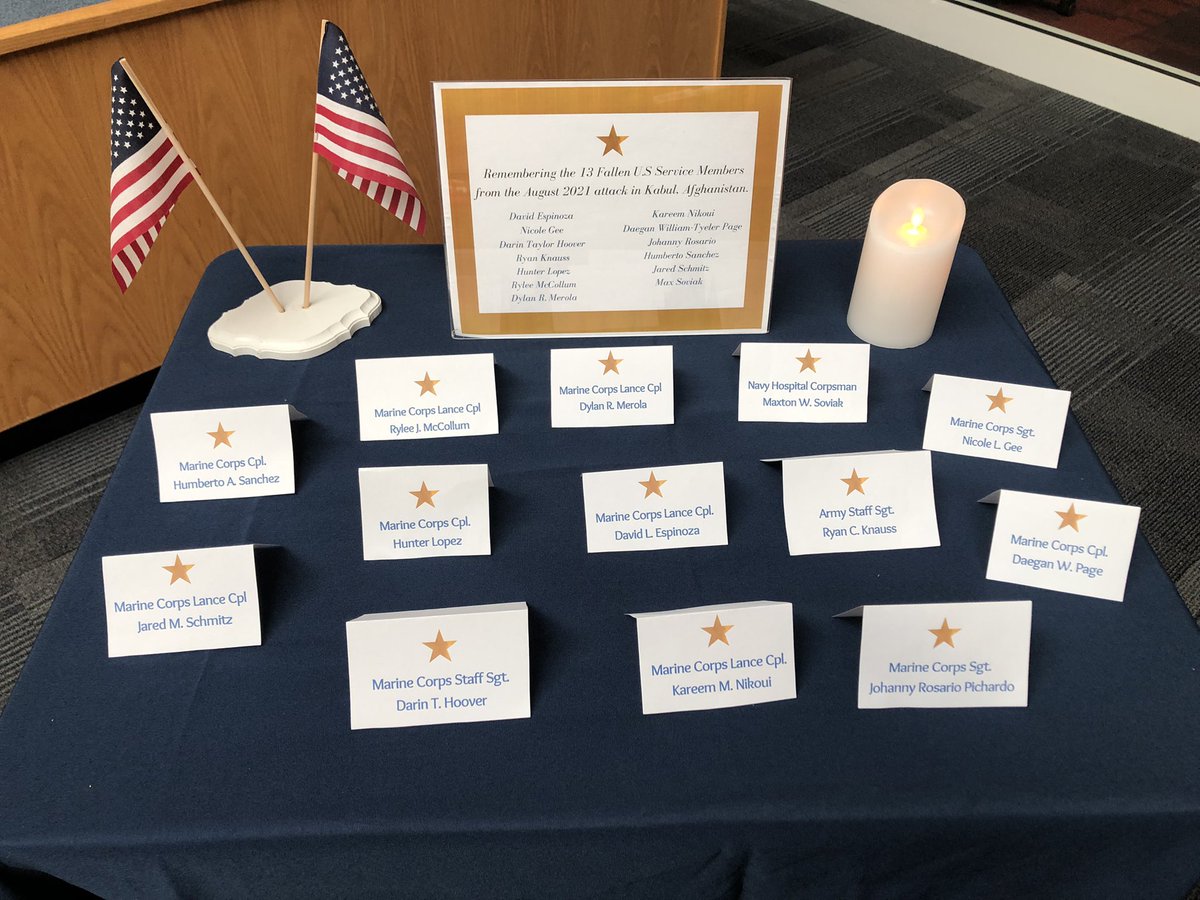 2021 SMHS Veterans Day Program 🇺🇸 @karlahilliard <a href="/MarkSalfia24/">Mark Salfia</a> <a href="/JasonKamlowsky/">Jason Kamlowsky</a> @PKMsupt <a href="/SMHS_Official/">House of CARDS ♣️♥️</a>