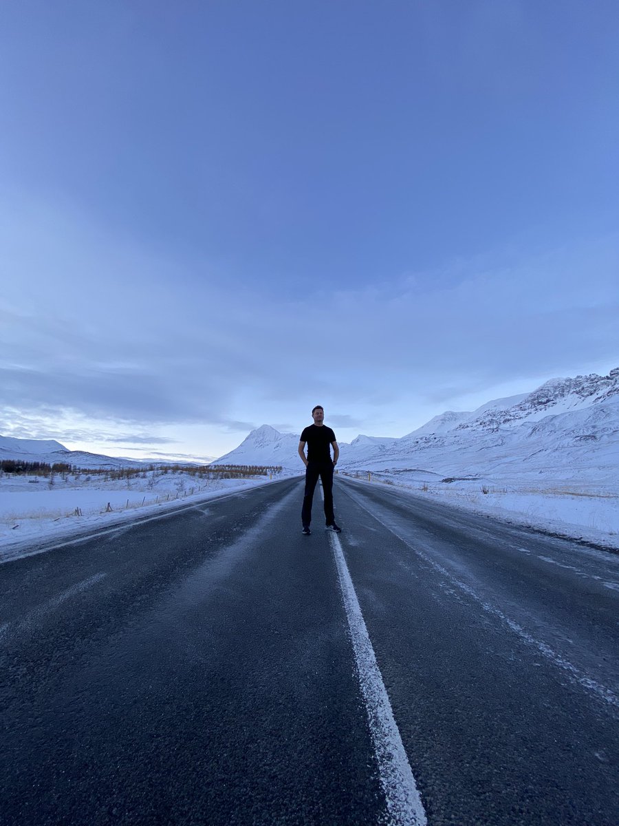 william_hardie's tweet photo. On the road again with my good friend @MrGeorgeClarke #Iceland #snow #roadtrip https://t.co/em7tubm5pm