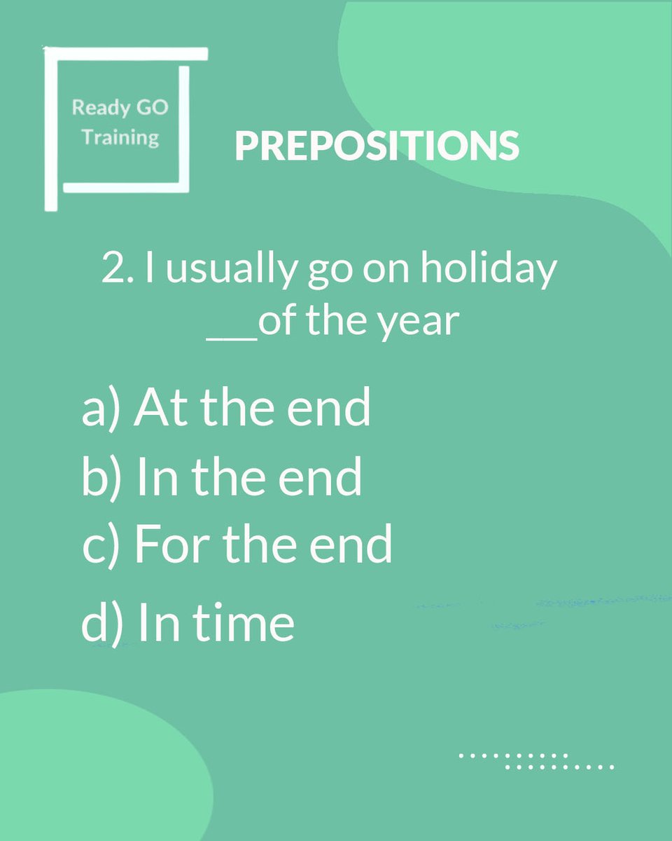 readygotraining's tweet photo. ¿Cuántas preguntas sabes sin mirar las soluciones?

https://t.co/UdjJGUghCQ

#readygotraining #oposiciones #opositores #aporlaplaza #ingles #inglesonline  #guardiacivil  #ingresoguardiacivil #objetivobaeza #gc #masqueguardiacivil https://t.co/rJTk0AIp3y