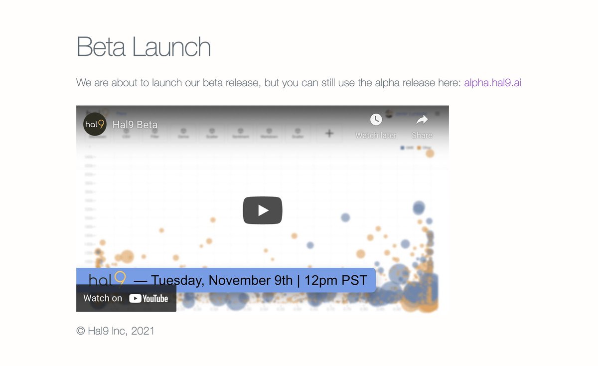 javierluraschi's tweet photo. About to launch @hal9ai's public beta! 🚀

Join us live at https://t.co/xN34cs2WSf to learn new web-first workflows for  #machinelearning, #datascience, and even #artificialintelligence using open source technologies like @TensorFlow and  @d3js_org. https://t.co/51g86ELbv5