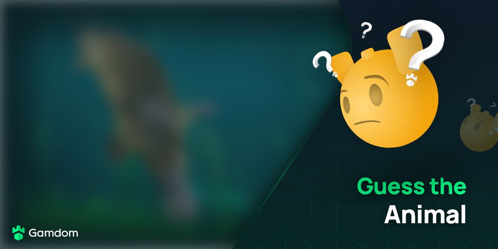 7th #Giveaway $250

Guess the Animal and win 25$!! 🤑🤑

We will select 10 correct answers randomly and award $25 to each account!

Rules:

1️⃣ Only ONE guess per person
2️⃣ Must Follow, Like &amp; Retweet 
3️⃣ Ends in 3h (22:00 CET)

Good Luck!! 🍀

Gamdom.com