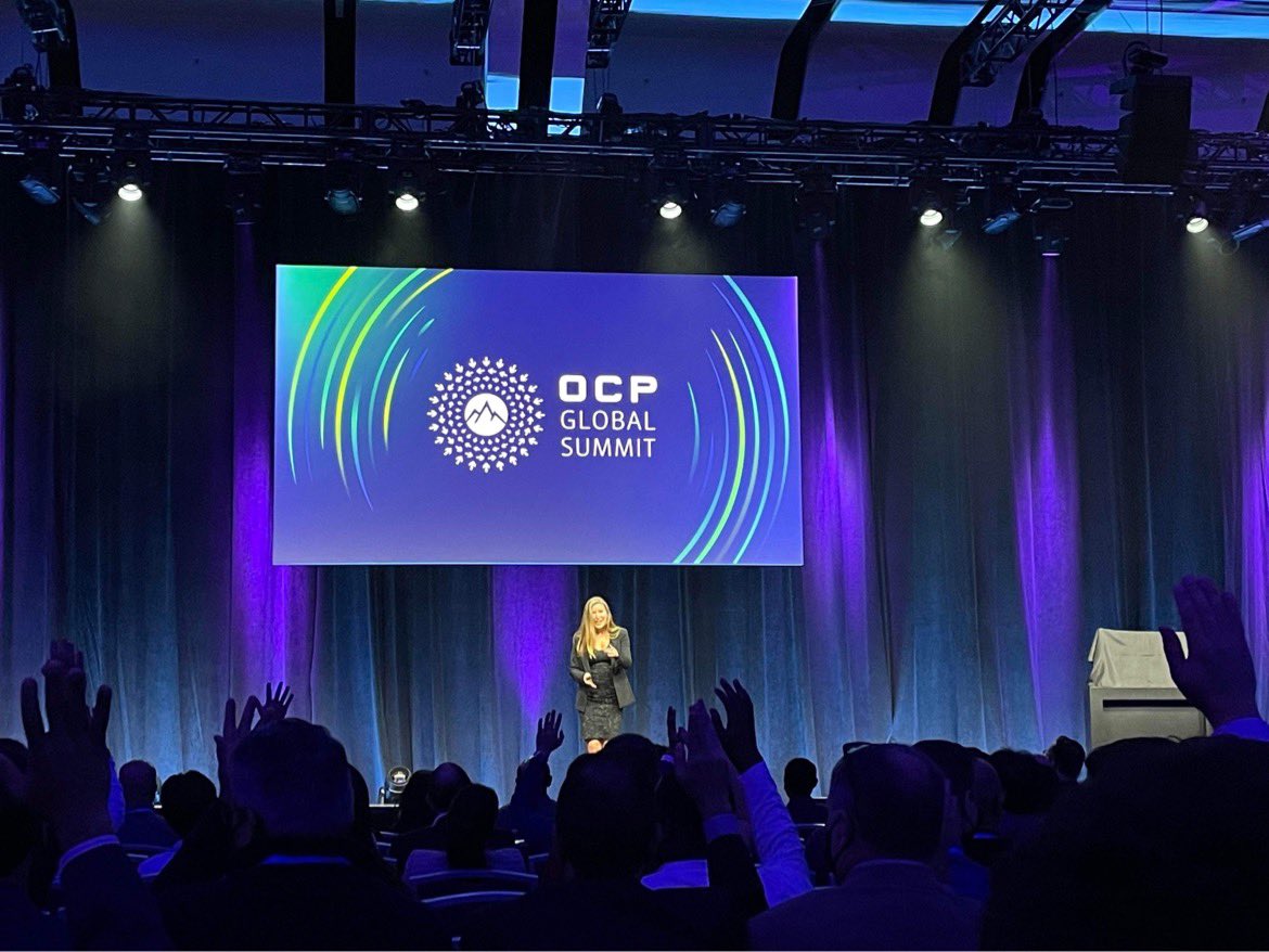 Here we go! Welcome friends! Here we drive the future together! #openpossibilities #ocpsummit21 #iamintel