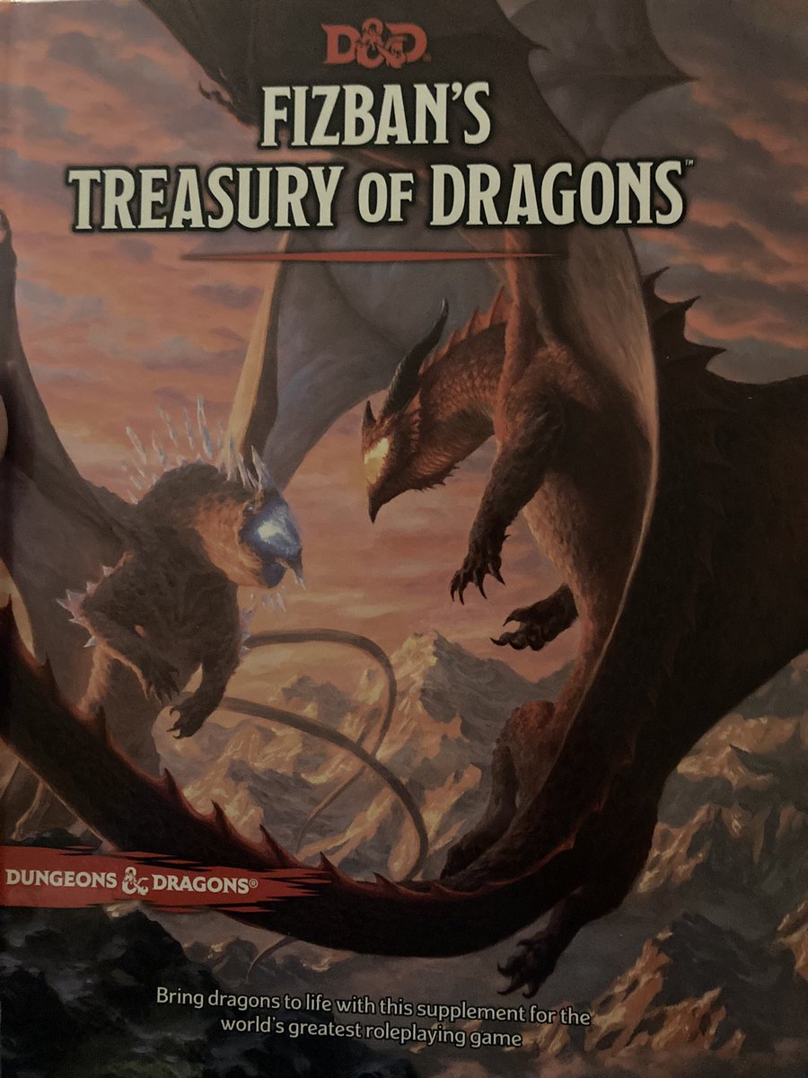 It’s here! Don’t know much more than that right now! #DnD #FizbansTreasuryOfDragons #tuesdaymotivations
