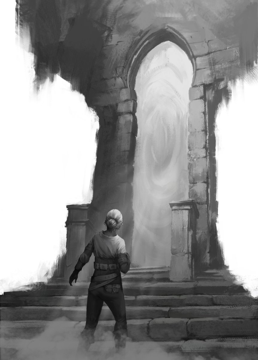 bagriBy's tweet photo. Drawn for the Witcher fanbook (Wiedźmin book).
Chose the theme of the tower on Thanedd Island when Ciri escaped into the portal.
#witcher_book #wiedzmin_book https://t.co/Jrin7g6PpI