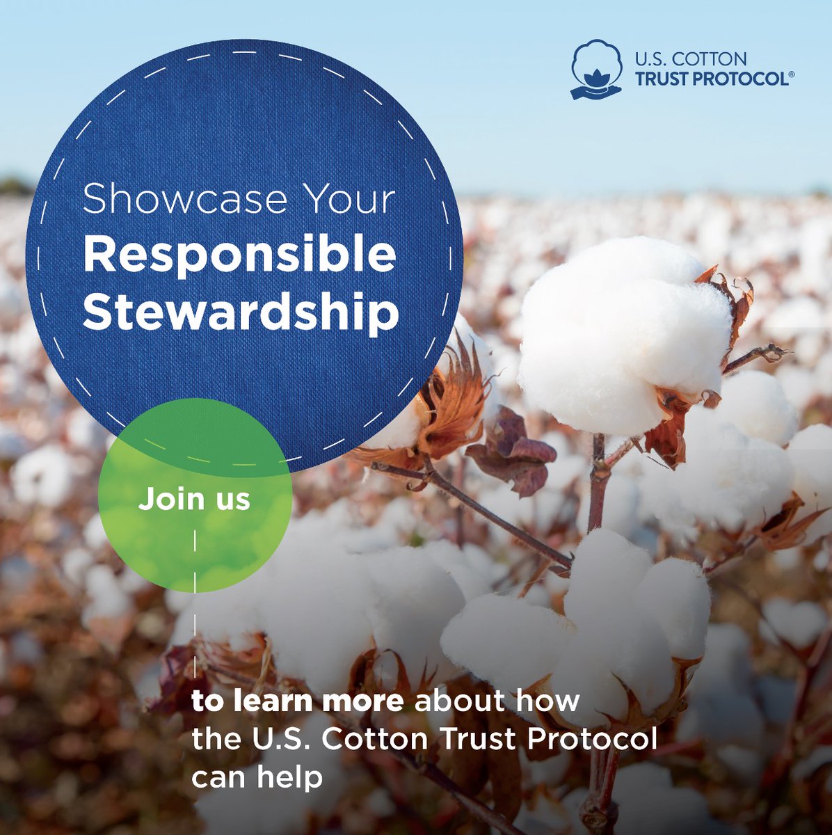 trustuscotton's tweet photo. Calling all U.S. cotton growers! Join us next Tuesday, 11/16 at 8 a.m. CST for our next grower enrollment webinar to learn how the Trust Protocol can help you demonstrate your #sustainable stewardship. 

Register today: https://t.co/SUcYw9pFEX

#TrustUSCotton https://t.co/8T4uKL3pML