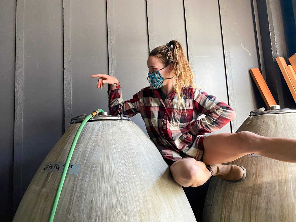 Tend the wine, but make it art.