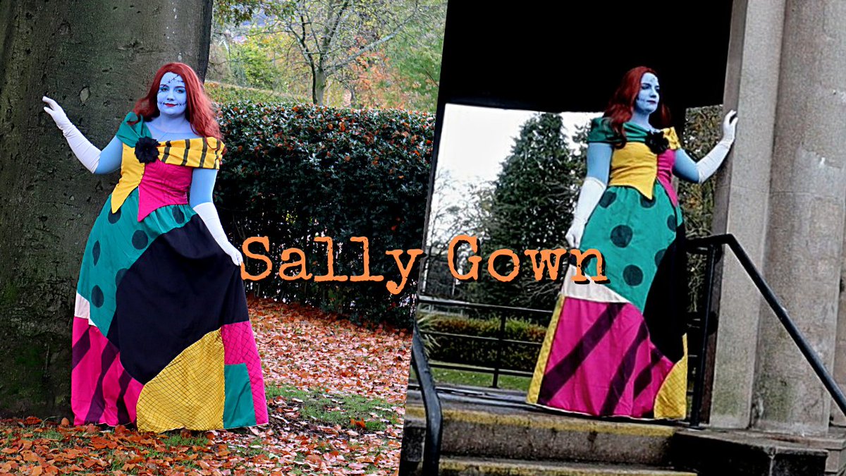 makemeacuppatea's tweet photo. https://t.co/TWUpBSZeVQ What's this? WHAT'S THIS?! Just realeased a new video of the process of creating my Princess Sally Halloween costume! #Halloween #halloween2021 #nightmarebeforechristmas #jackandsally https://t.co/HgeDCqsKYK