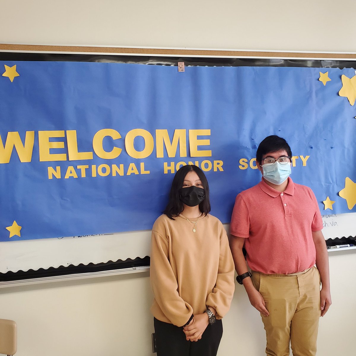 MrsV_Educates's tweet photo. Welcoming some of our sophomore NHS members at @GarciaECHS. https://t.co/wPFeh7pJfO