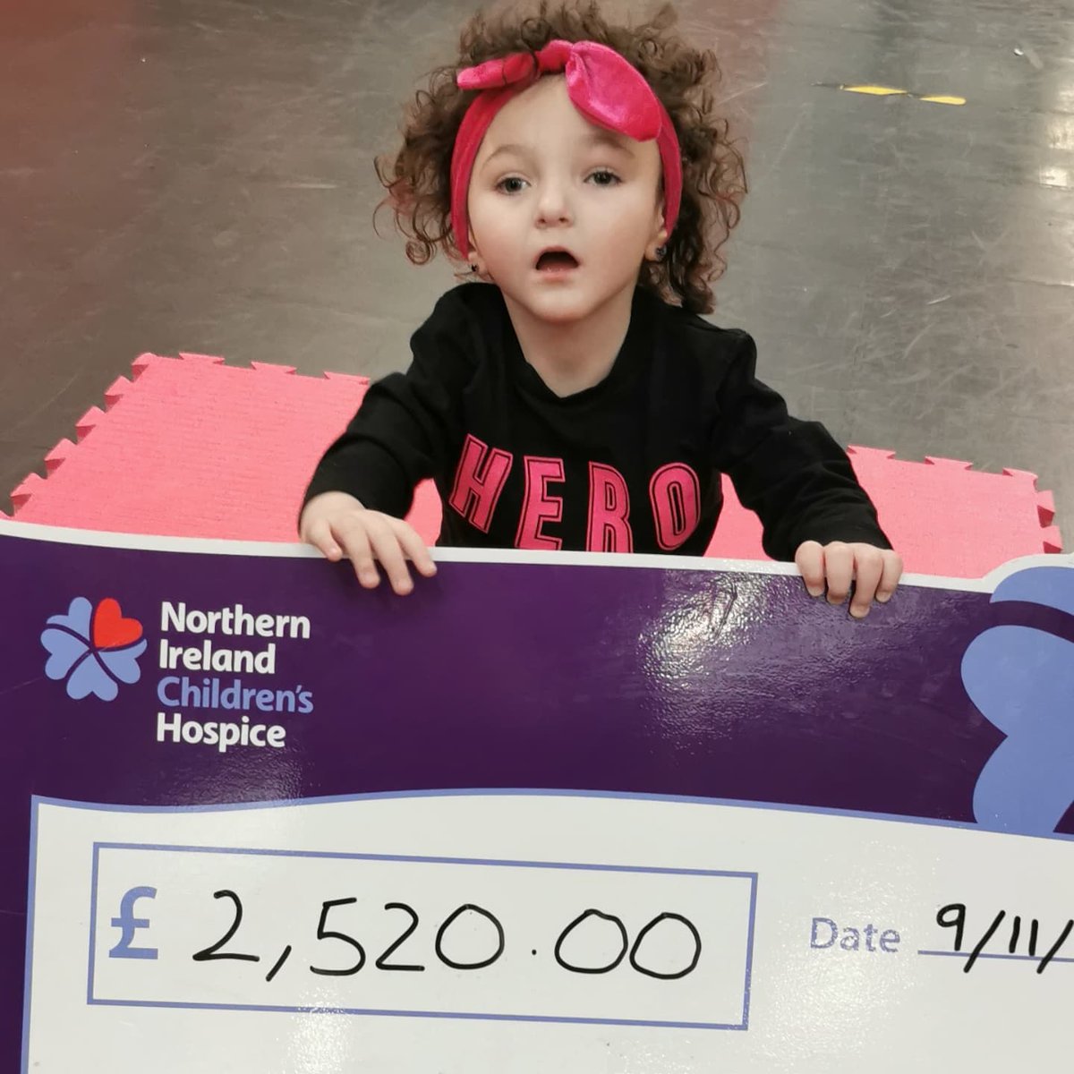 Magee Health and fitness raised an amazing £2520 for the NI CHILDRENS HOSPICE on behalf of Myahs Journey. Thankyou so much to everyone who donated or helped in any way 💜💜 #myahsjourney #mageehealthandfitness #nichildrenshospice