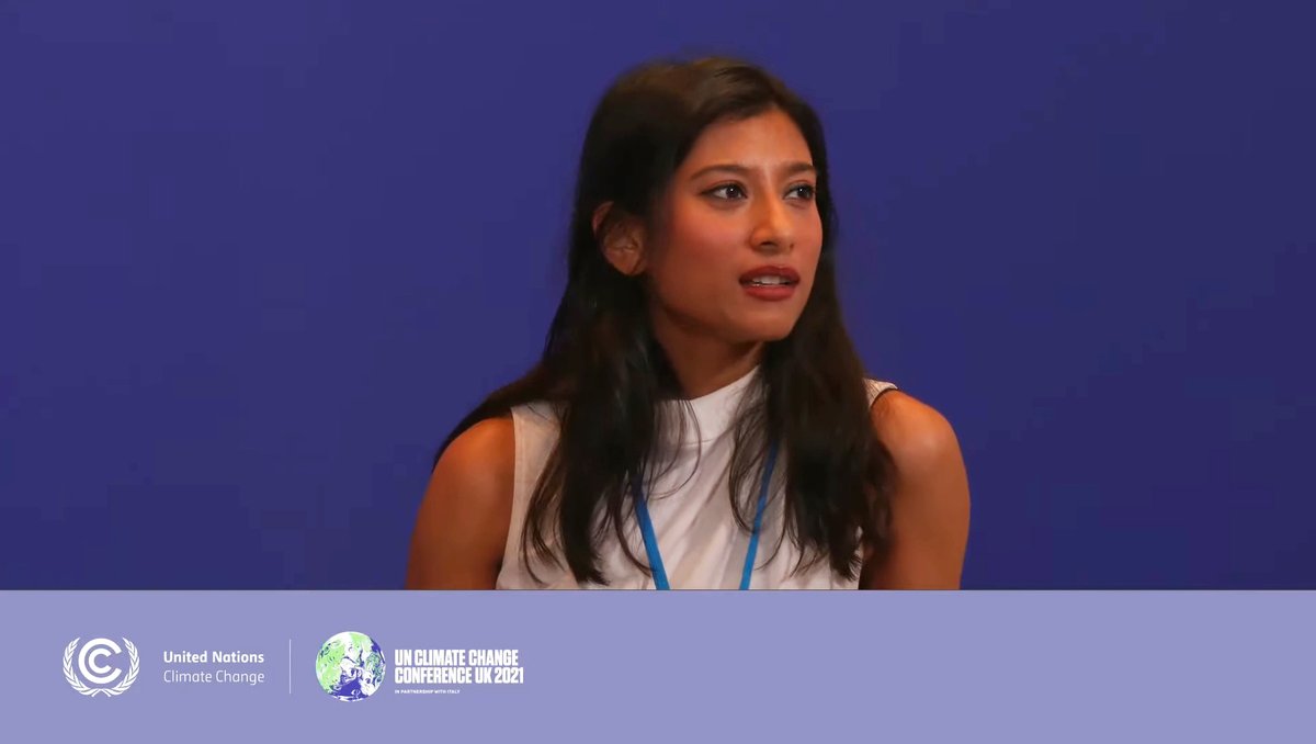 TheVeganSociety's tweet photo. Our Campaigns and Policy Officer, Sabrina Ahmed, makes the case for "...greater investment in the research and development of crop protein production as well as the plant protein supply chain if we’re to move at the rapid pace required to ensure we hit the 1.5 target." #COP26 https://t.co/bZ528YAOOT