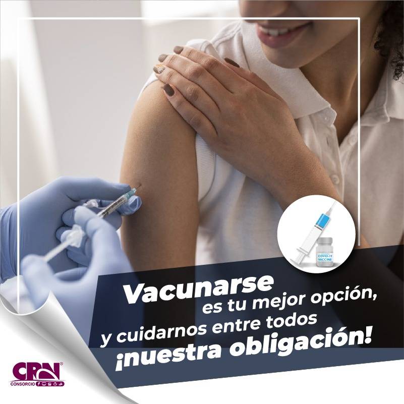 Si te vacunas reduces la posibilidad de que el COVID acabe con tu vida. LA VACUNA es tu mejor arma para combatir el CORONAVIRUS.