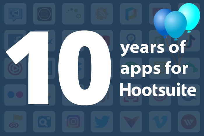 synaptive's tweet photo. Hard to believe, but it's been ten years since we released our first Hootsuite app!  And, we now have over 40! https://t.co/6sIn4wEuGI https://t.co/2R1OmVr1DI
