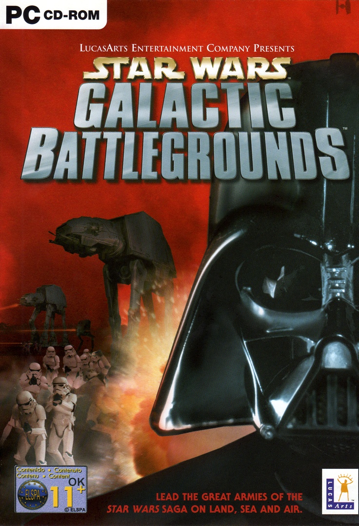 LucasArtsMemory's tweet photo. Star Wars: Galactic Battlegrounds (Lucasarts) was released 20 years ago.

It was a neat real-time strategy game, created by Lucasarts - from art to level design to balancing - with the Age of Empires engine (licensed from Ensemble Studios). https://t.co/coXgrIlhl3