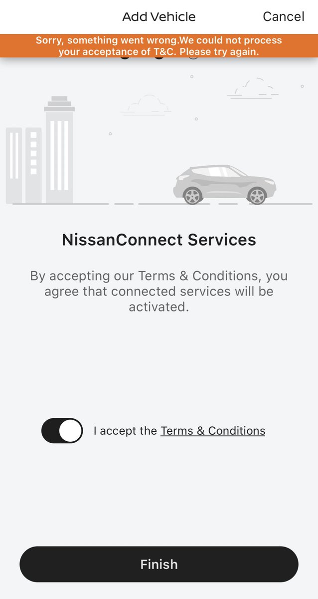 Hey <a href="/NissanUK/">NissanUK</a> just got my new #NissanLeaf today but struggling with the connect app :o