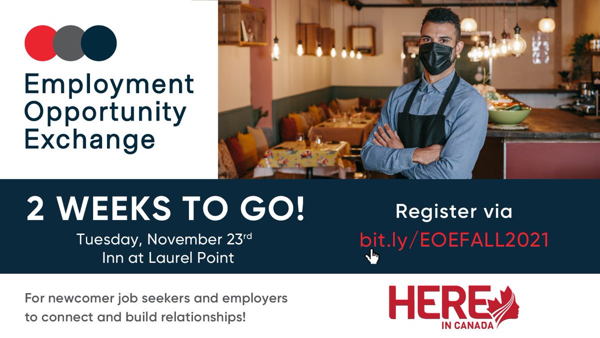 rephere_works's tweet photo. 2 weeks more until we meet you! The lineup of employers is growing and they're excited to engage with you! We still have spots for employers and jobseekers. Register now at https://t.co/pkH7xvTeHd

#yyjevents #yyj #yyjjobs #yyjemployers #yyjbusiness #ThingsToDoInVictoriavi https://t.co/ehFvKf8uHP