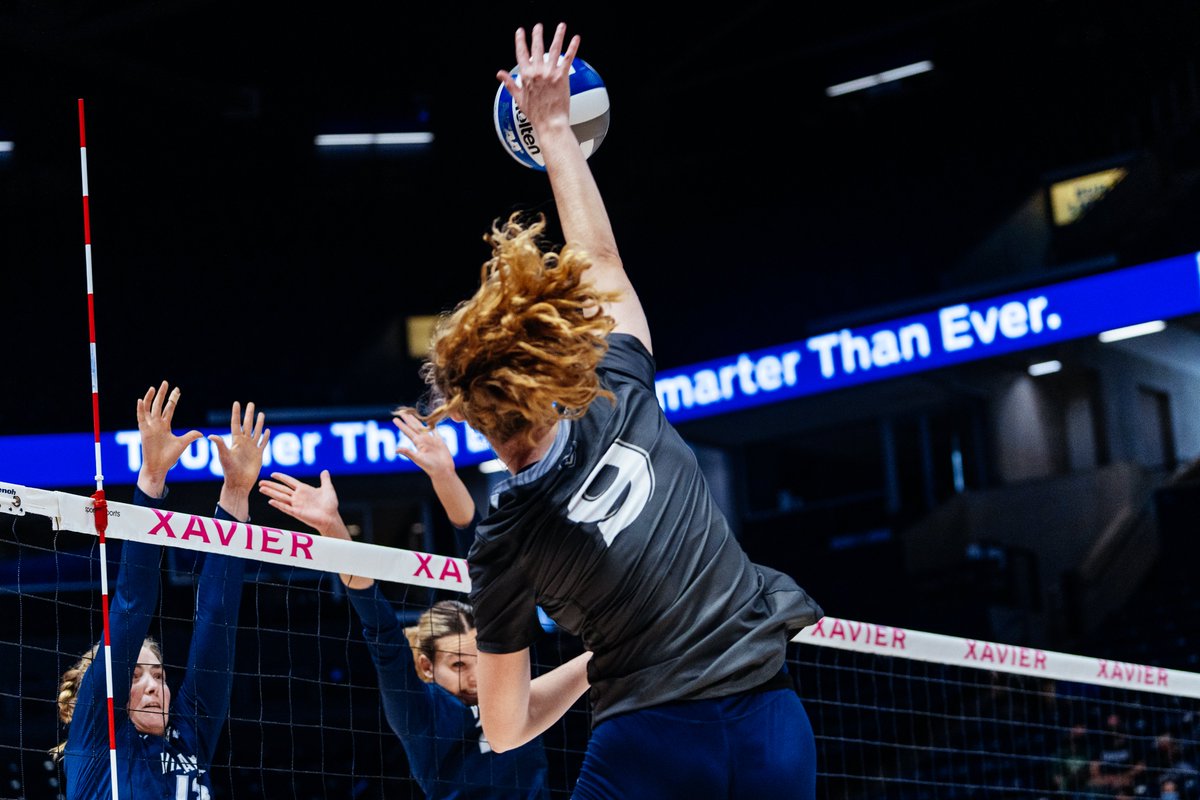 XavierVBALL's tweet photo. IT'S SENIOR WEEK! 🙌

Today we honor Kelly Franxman, our team leader in kills/set!! 🎯

Come see Kelly and all of our Seniors this Sunday at 2:00 pm as we take on DePaul! 🏐

#LetsGoX https://t.co/ijbHEUluo8