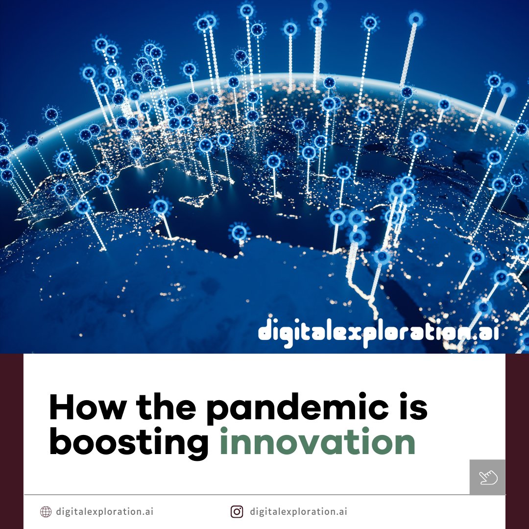 The COVID-19 pandemic accelerated the adoption of technologies and pushed the world faster into the future. See in detail the impact of the pandemic on innovation on our blog. digitalexploration.ai/pandemic-boost… 

#innovation #pandemic #business #covid19
