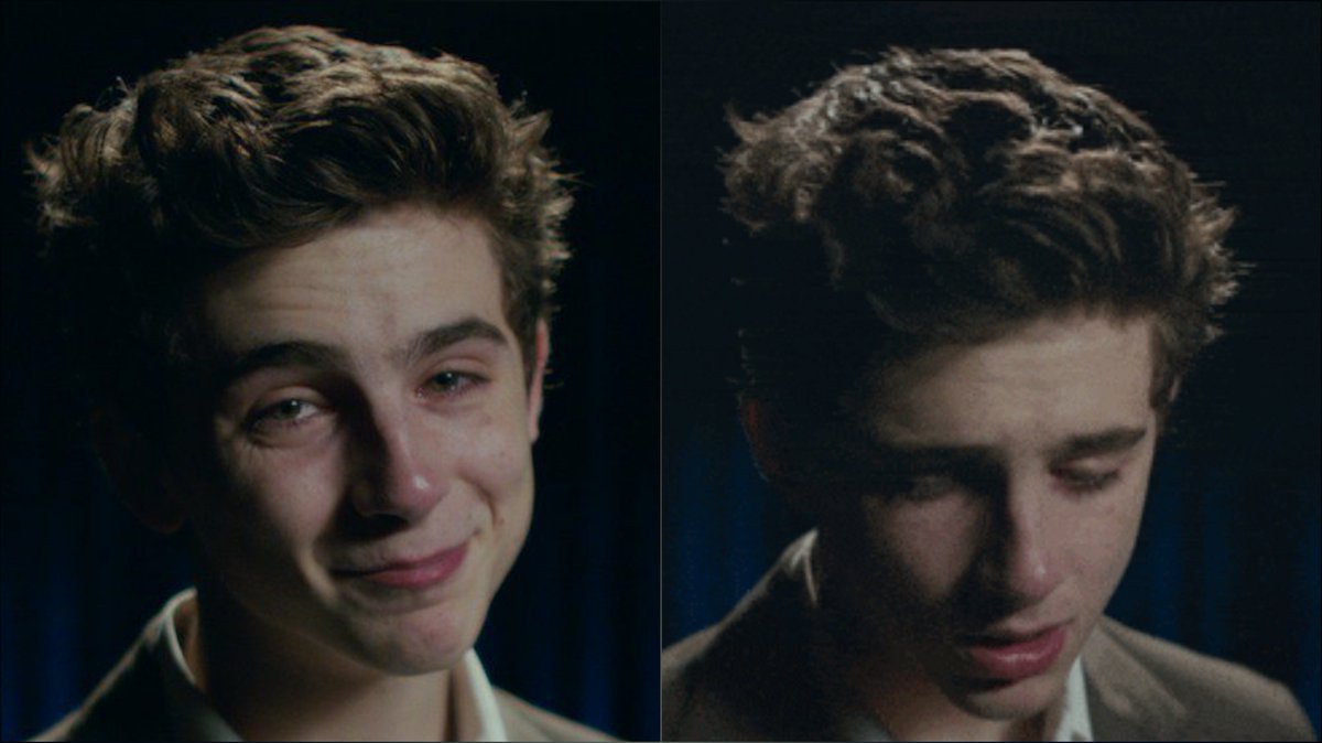 Atrydka's tweet photo. Hands down the best Timothée Chalamet's acting moments: the Gom Jabbar scene in ‘Dune’, ‘Call Me by Your Name’ ending and the ‘Death of a Salesman’ monologue in ‘Miss Stevens’. https://t.co/NXeNSIxDyJ