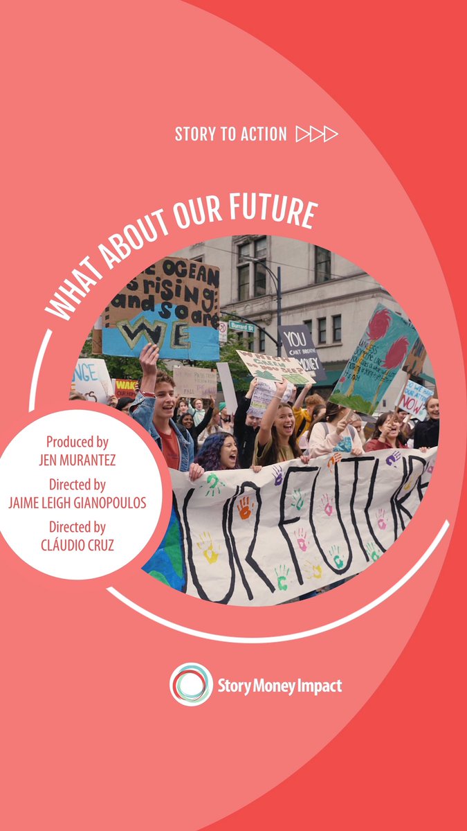Today at <a href="/smifilmsociety/">StoryMoneyImpact</a> we put story to action with the case study ~ What About Our Future ~ Many thanks to our funders and community supporters for coming together to address this important global issue! #storytoaction