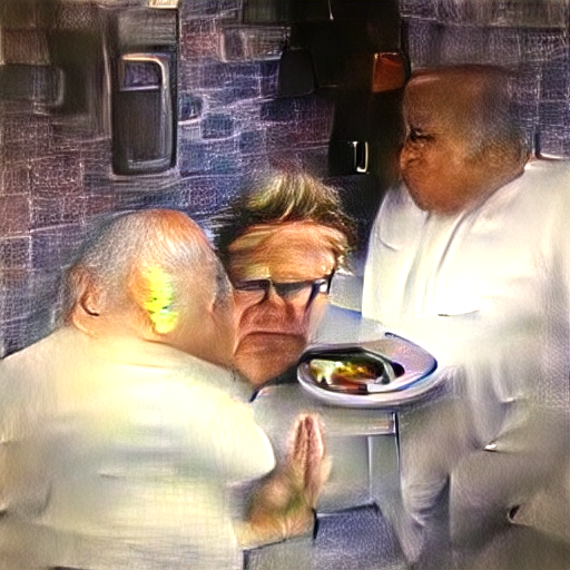 [Automatic Post]
Model: Zoetrope 5.5
Text Prompts: Gordon Ramsay telling Danny Devito his dish is terrible https://t.co/nNm1Z3Q5HT https://t.co/1Ew1zqEw28