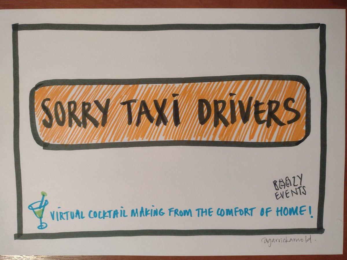 garrickarnold's tweet photo. @OneMinuteBriefs 
Brief of the Day:
Create posters to promote @BoozyEvents’ Virtual Cocktail Making Classes #BoozyEvents https://t.co/NrlMkP1Q5J