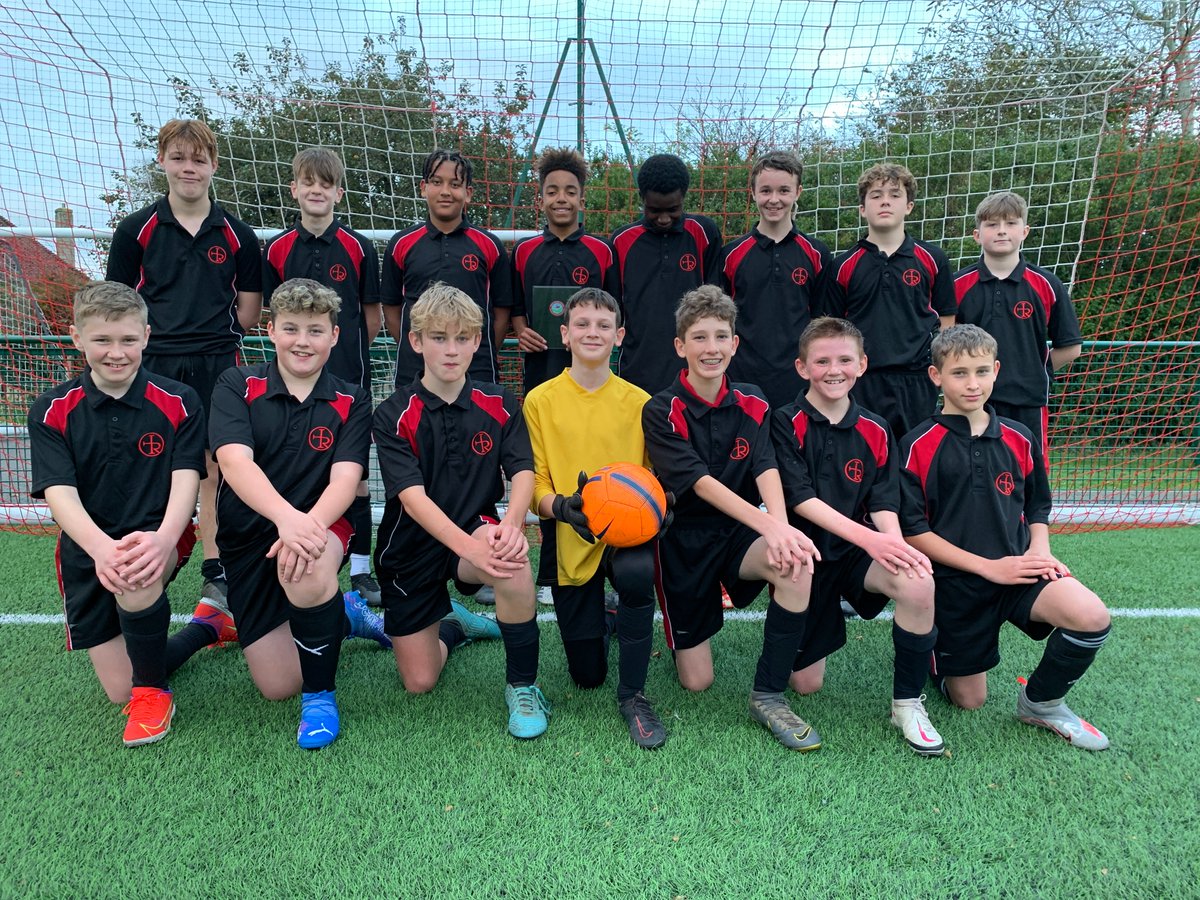 StRomerosCS's tweet photo. Huge congratulations to the Year 9 Football team tonight, who won the Championship final this afternoon against St Andrews 5-4!  🏆 It was an intense game, with the winning goal arriving with just 3 minutes left to play.  All credit to St Andrews who are also an excellent team. https://t.co/T8wBcQu8pm