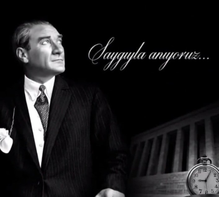 Saygı,Minnet,Özlem ve Rahmetle Anıyoruz...
#10Kasım
#ATATÜRK