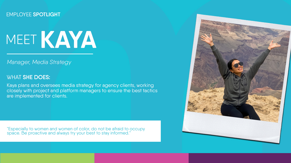 After studying Mass Communications in college Kaya knew a career in advertising was in her future. We're proud to have her on the Mindstream team!
bit.ly/3mXG6r6
#AgencyLife #MindstreamMediaGroup