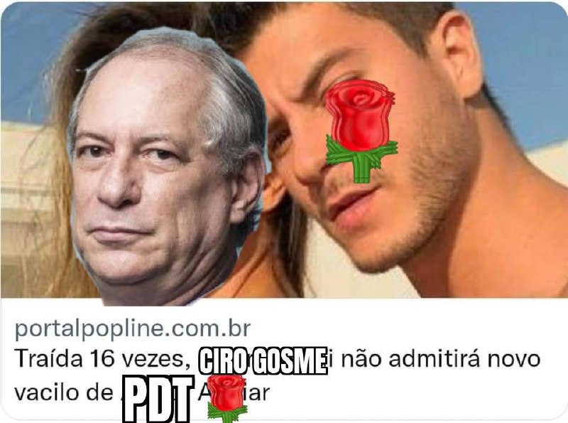 gamerdeesquerda's tweet photo. E no próximo capítulo de O Cravo e a Rosa... https://t.co/I4QFPGj7r1