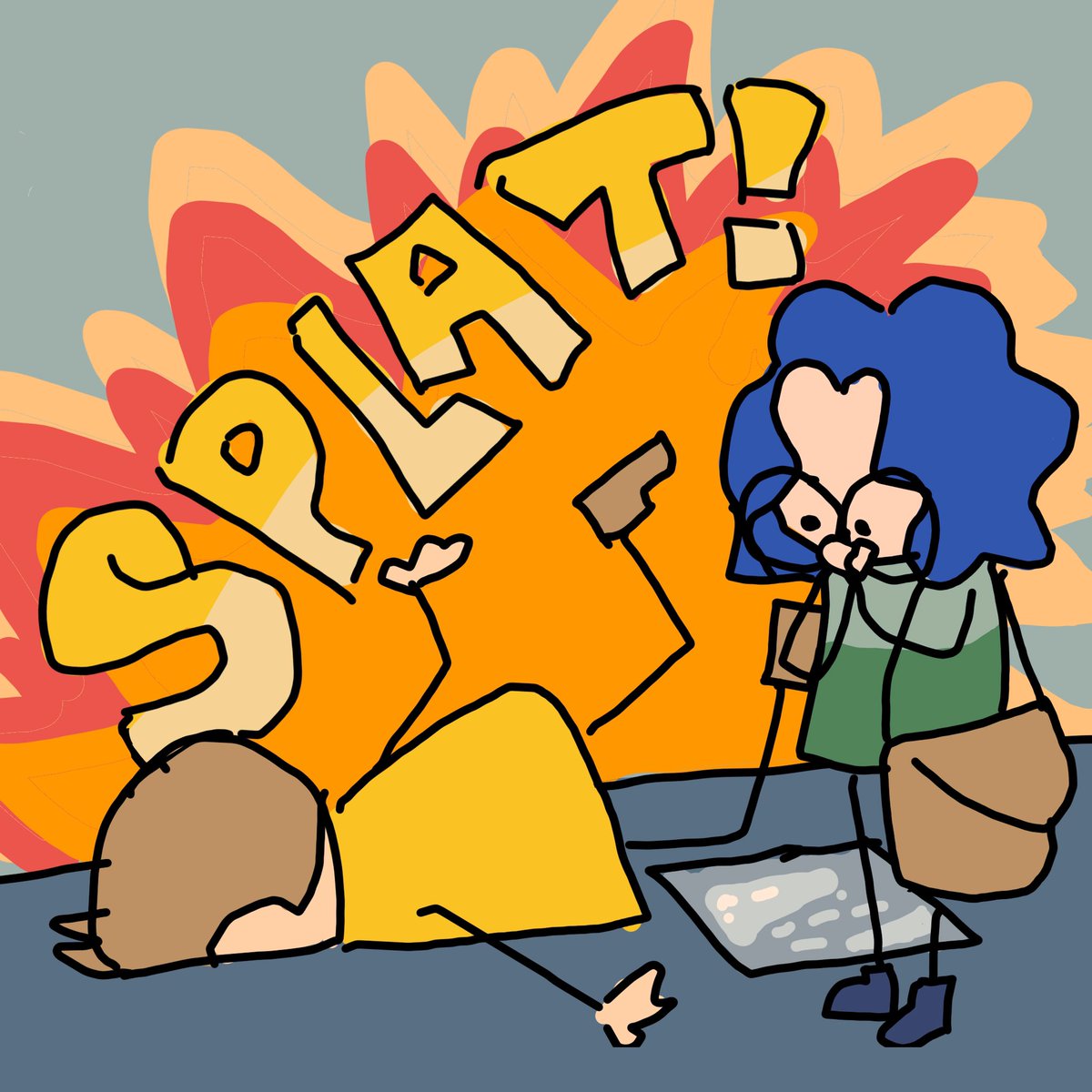 shoomdle's tweet photo. the funniest thing happened when i was walking 2 school today #dailydoodles https://t.co/caGwrpp3K1