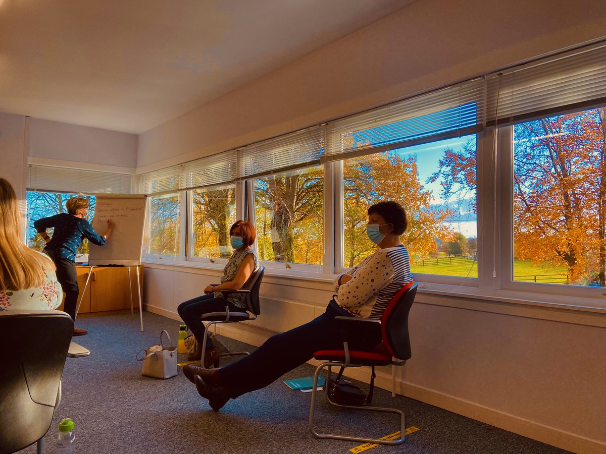 Brilliant reflective simulation session with <a href="/kirstychaplow/">Kirsty Chaplow</a> and @BoaSally at <a href="/strathcarron1/">Strathcarron Hospice</a>. Reflecting and learning from the challenges of COVID to deliver person centred care but coming out stronger as a team / new skills learnt. #staffwellness <a href="/scotsimcentre/">SCSCᴴᶠ</a> #translationalsim