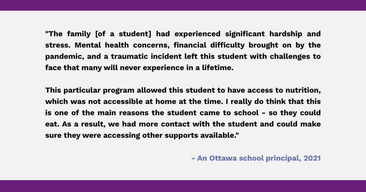 ONFE_ROPE's tweet photo. Every year, #ONFE sends out surveys to principals across all four school boards in Ottawa to assess the success of our programs. Many testimonials from our latest survey in June touched our hearts. The one below is a favourite. https://t.co/74WLjOuKiD