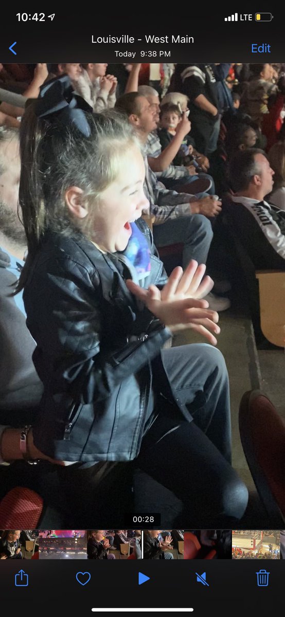 CelChap's tweet photo. My girls dreams came true last night when she saw @BeckyLynchWWE in person! She’s her hero and my momma heart is so happy for her! Next step we’ve got to get her to meet #bigtimebecks in person! https://t.co/SvGLVXMPBj