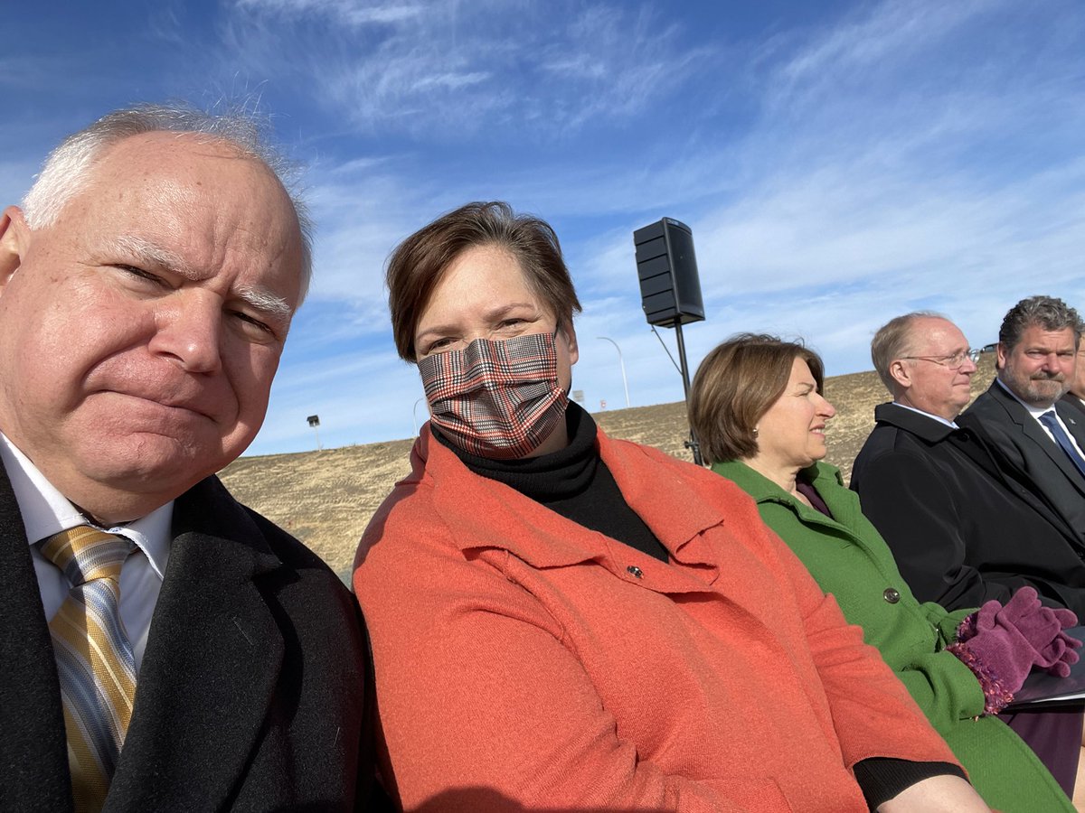 Dodge County Highway 14 expansion✅
 
Today we celebrated the completion of a project I’ve worked on since my time in Congress – I know this road is dangerous. I lost a neighbor on it. This will improve safety while strengthening connections between businesses and communities.