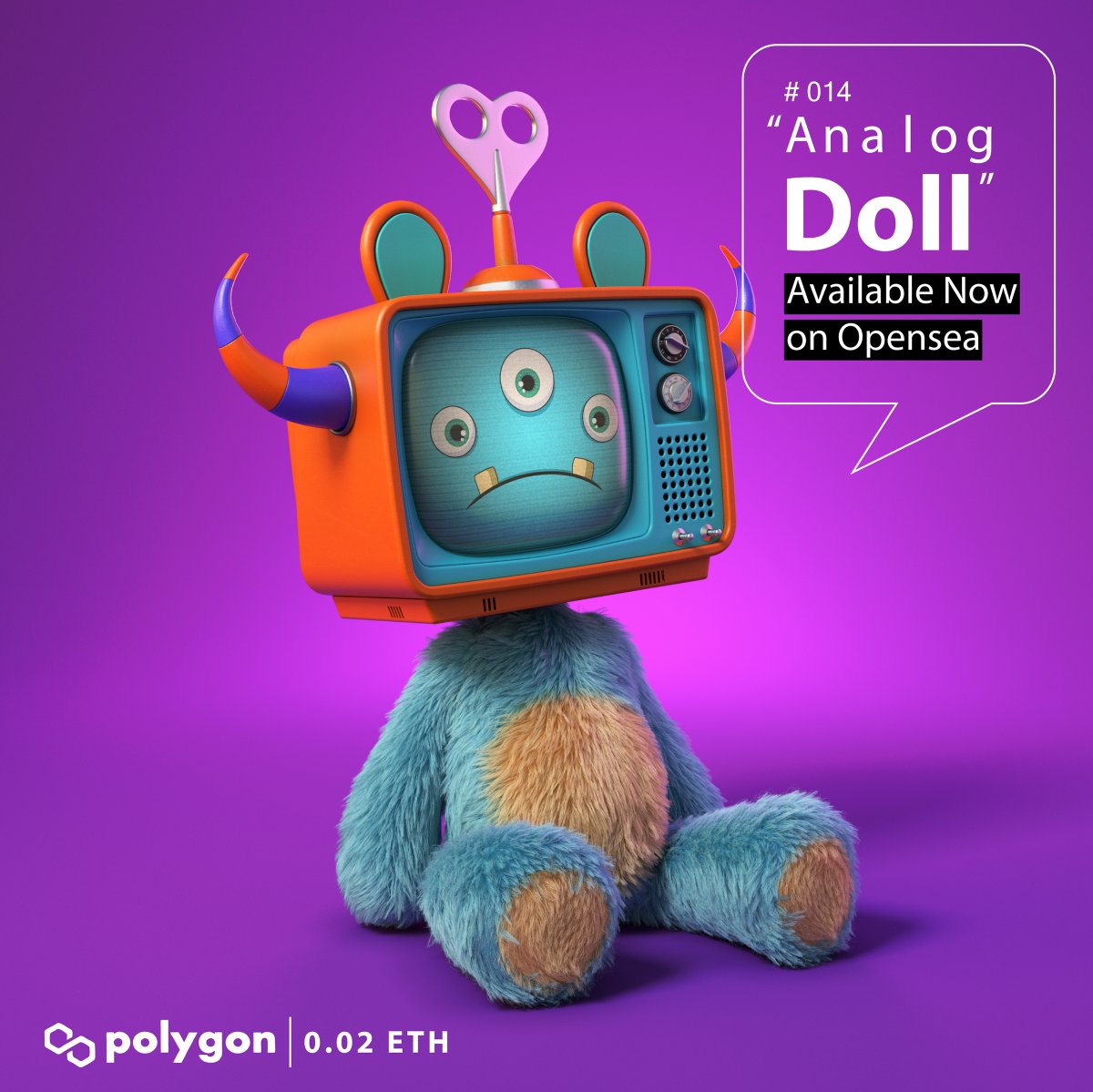 sunya119's tweet photo. New Drop!! "Analog Doll" #014
on @0xPolygon @opensea 📺🐻🐻🐻
Price: 0.025 eth

https://t.co/lKS7gPqfZX

#NFT #NFTS #NFTCommunity #NFTdrop #nftart #opensea #OpenSeaNTF #NFTartists #Polygon #NFTcollection  #NFTJapan https://t.co/txTJW5lqRR