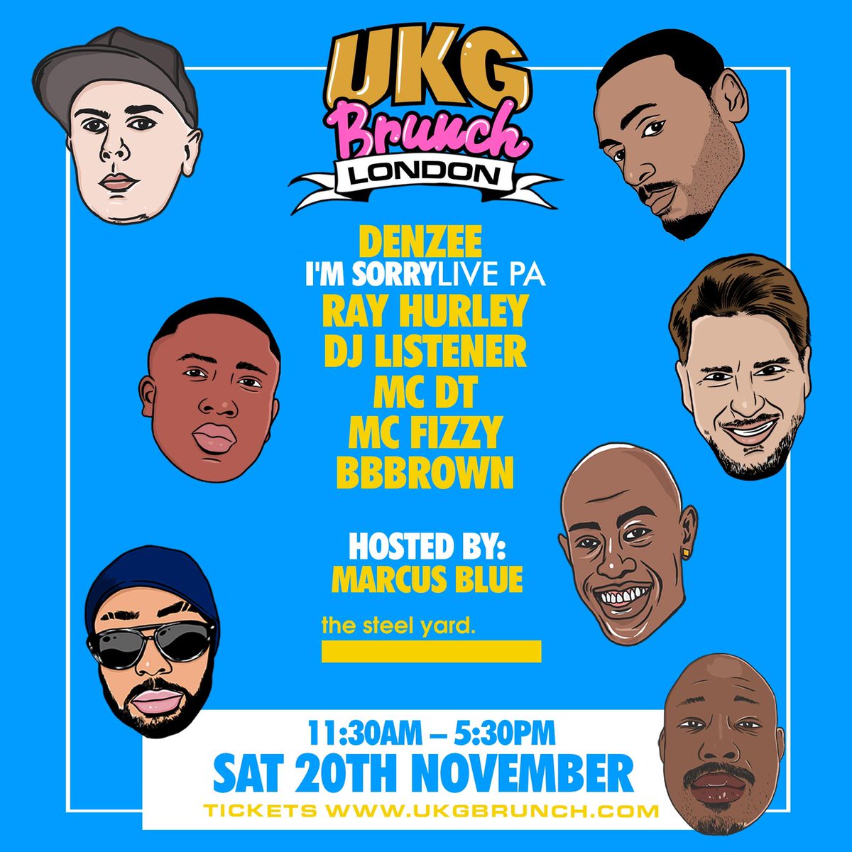 𝗟𝗜𝗡𝗘-𝗨𝗣 𝗔𝗡𝗡𝗢𝗨𝗡𝗖𝗘𝗠𝗘𝗡𝗧‼️

#LONDON! 𝗦𝗔𝗧 𝟮𝗢𝗧𝗛 𝗡𝗢𝗩 We're Bringing You ANOTHER MASSIVE Line-Up!

90 Mins Bottomless Brunch, Headline Artists &amp; UKG Vibes!

𝗧𝗜𝗖𝗞𝗘𝗧𝗦 > ukgbrunch.com

Come Rave At London’s Biggest Daytime Garage Party &amp; Brunch!