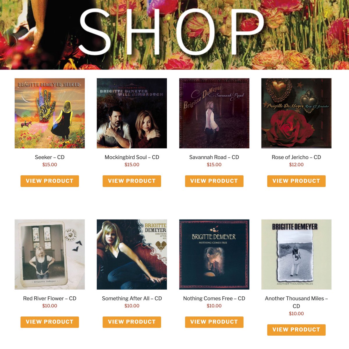 Seeker, Mockingbird Soul, Savannah Road and more are available on CD! 

Order here: brigittedemeyer.com/shop/

#cd #seeker #americanamusic #blues #songwriter