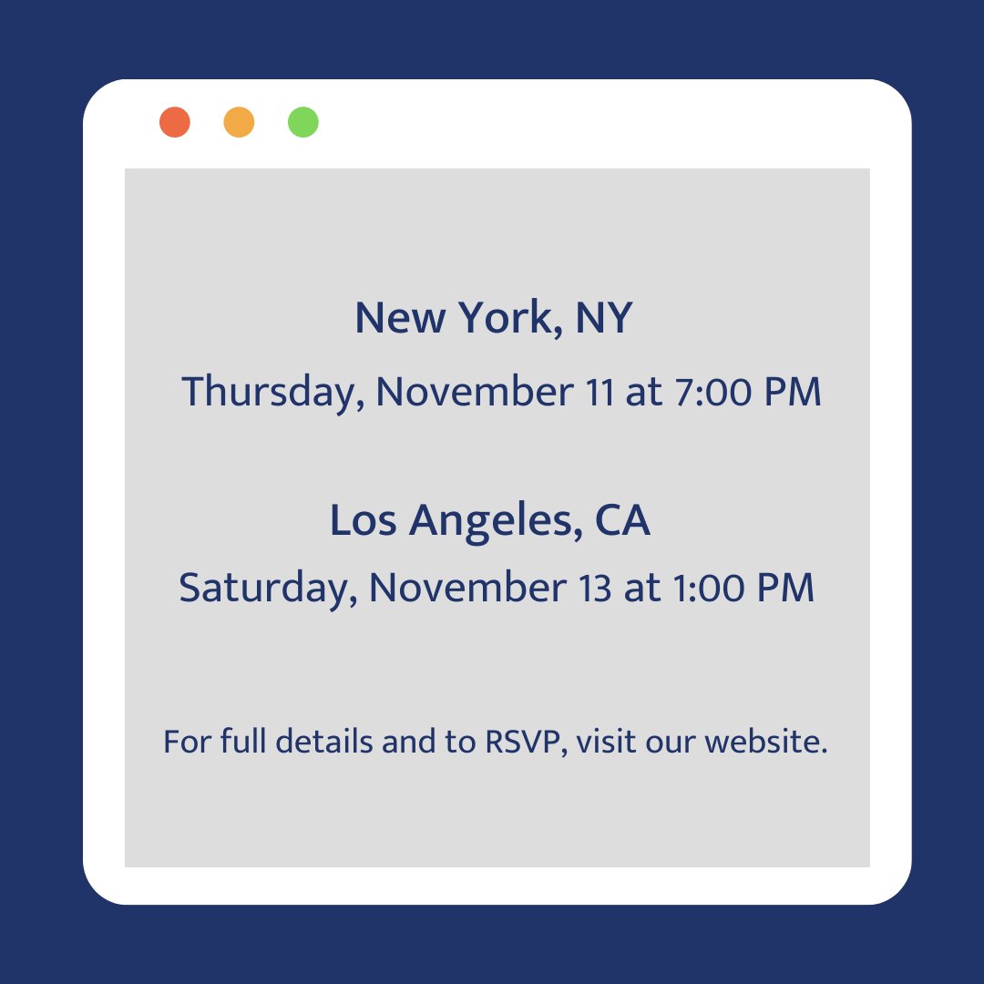 WAUSM_MD's tweet photo. This weekend we'll be in New York and Los Angeles. If you're interested in learning more about medical school or to speak with admissions staff, come stop by!
RSVP at https://t.co/a3gQbKoYKU
--
#medtwitter #medicalschool #medschool #premed #mcat #premedstudent #mdprogram https://t.co/qFIAz07gRA