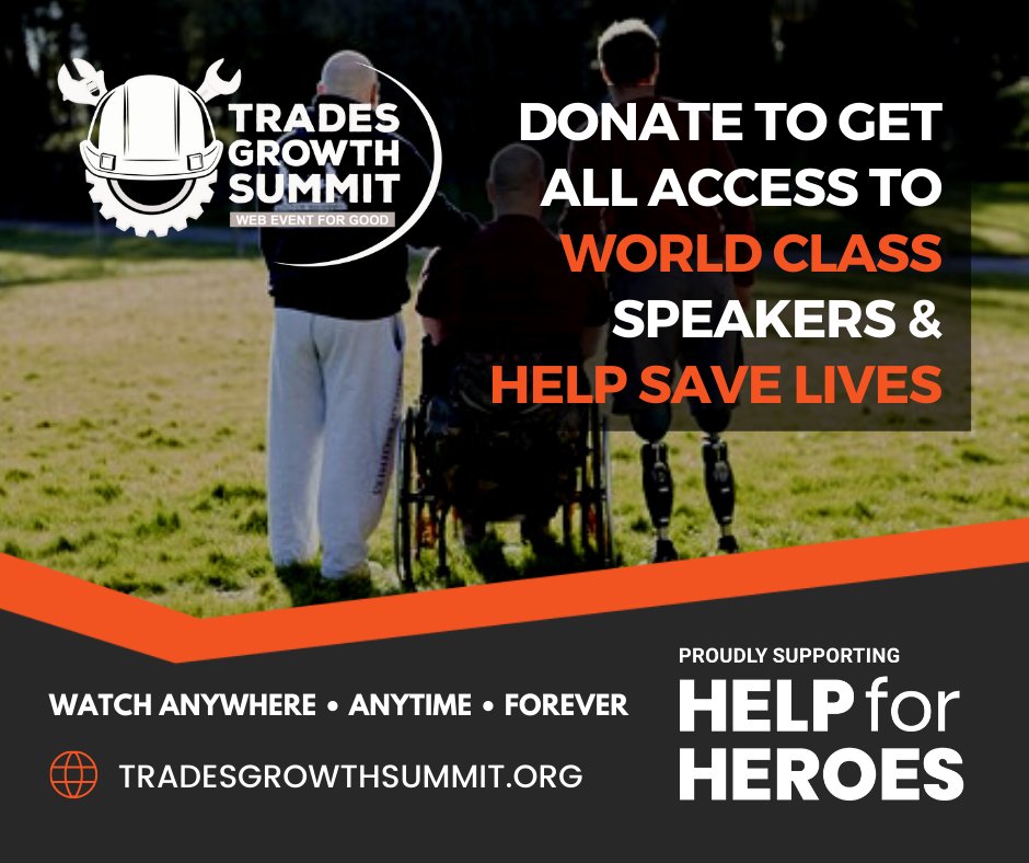30+ LEADERS share how to build a profitable trades business you deserve!

GET ALL ACCESS BEFORE 15th November! It’s like Netflix for Trades.
In support of <a href="/helpforheroes/">Help for Heroes</a>

#tradespeople #profit