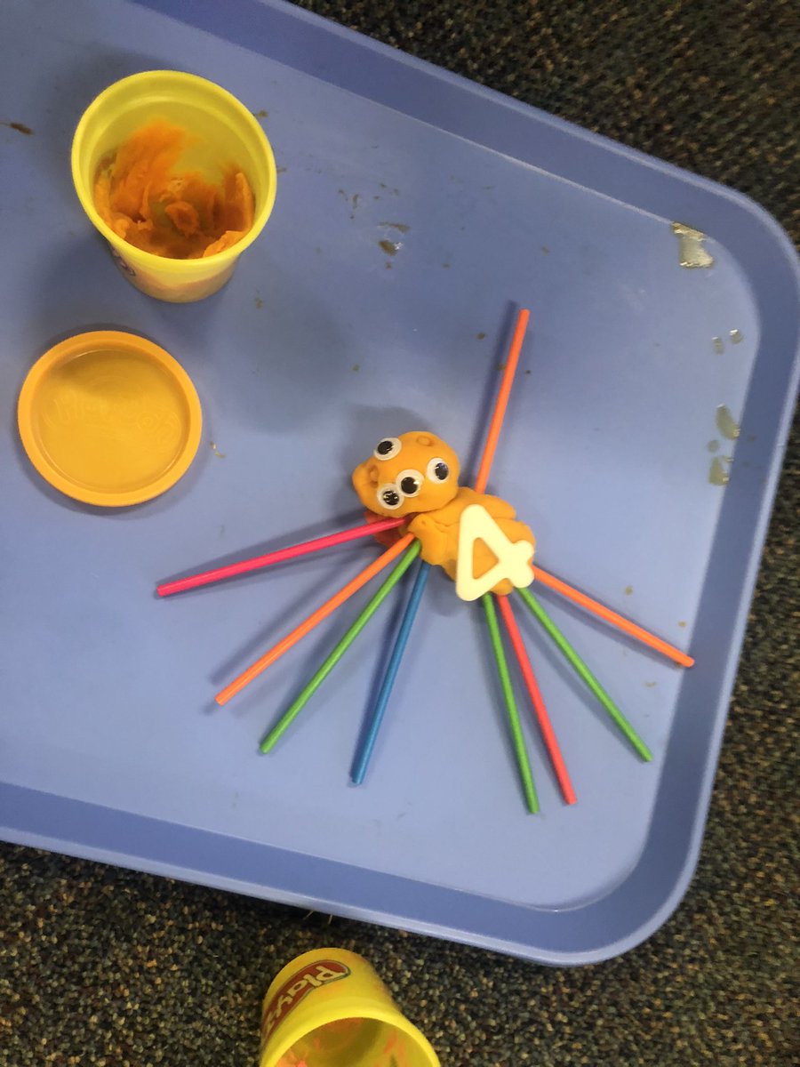 These learners loved making their number monsters today during math stations! @Killian_STEAM