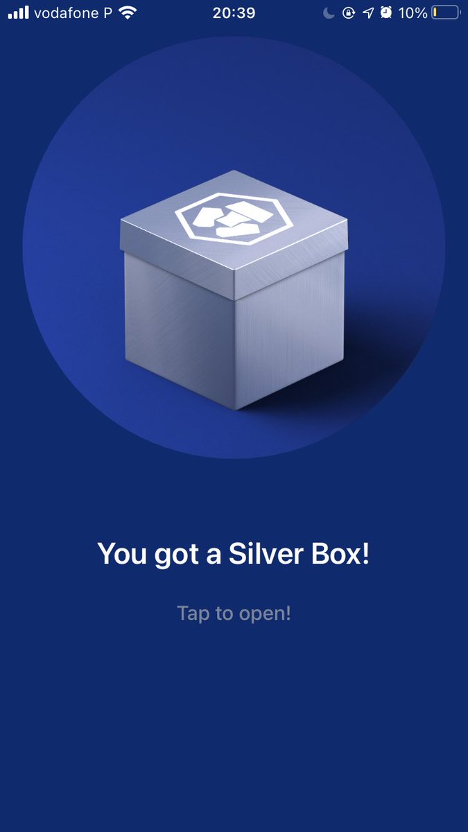 tcapitinha's tweet photo. My first Mystery Box reward!! 😄#CryptocomMissions @forkyishere @prcolaco @Rui_Mach7 https://t.co/MZRbxsA8jz