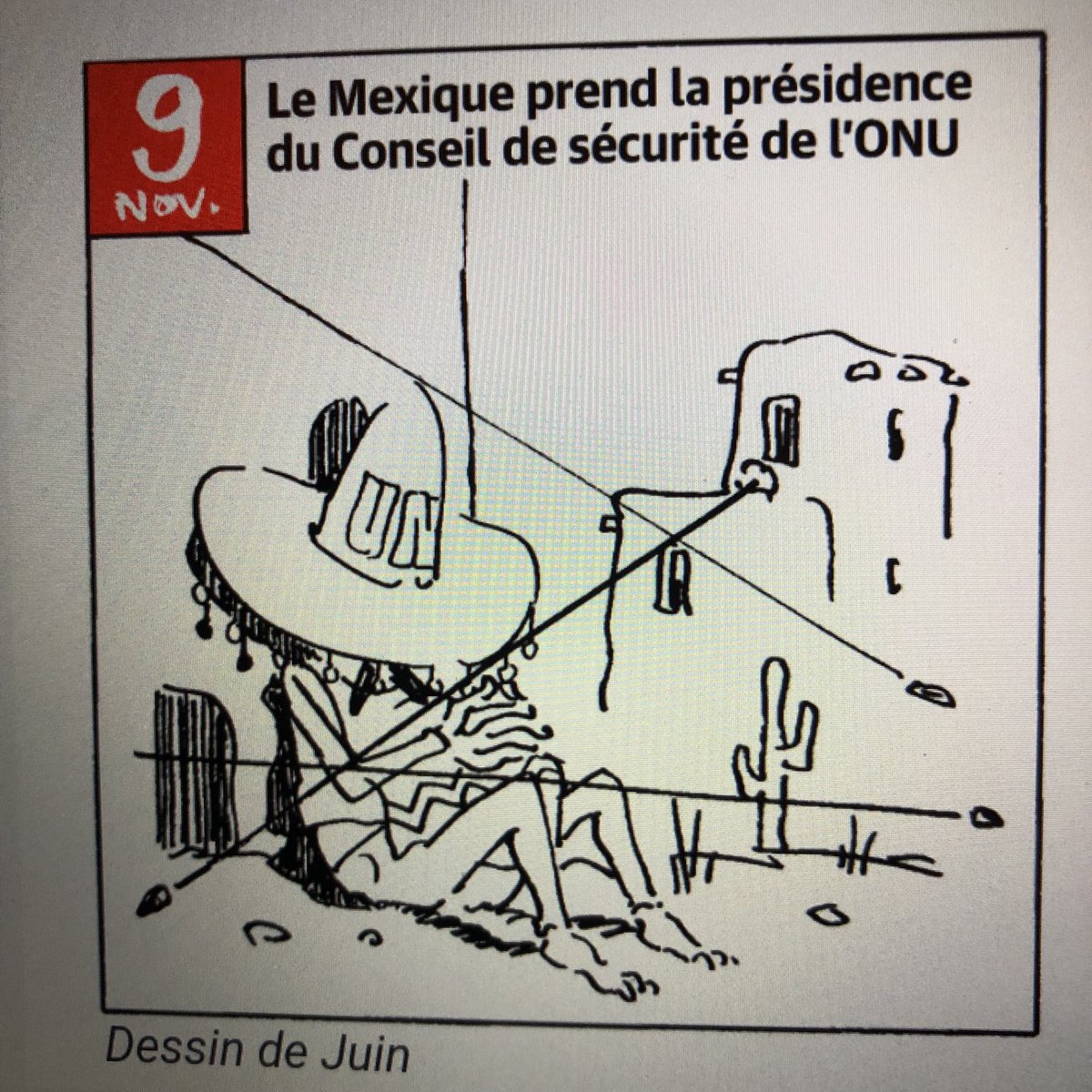 Le Mexique préside le Conseil de sécurité de l’ONU(Juin,Charlie)😳