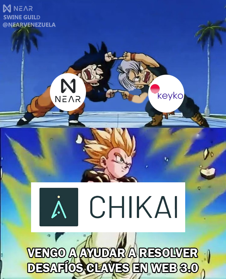 Así como cuando #NEAR 🚀y <a href="/keyko_io/">Keyko</a> se unen para formar a <a href="/chikai_io/">Chikai</a> y a resolver desafíos de WEB 3.0
.
<a href="/OpenWebSandbox/">Open Web Sandbox @ NEARCON</a> @nearhispano <a href="/NEARProtocol/">NEAR Protocol</a> <a href="/NEARWEEK/">NEARWEEK</a> <a href="/near_worlds/">Near World</a> @SwineGuildIT @SwineGuild <a href="/jbdiwancomeback/">Jose Briceño</a> @ranjithne