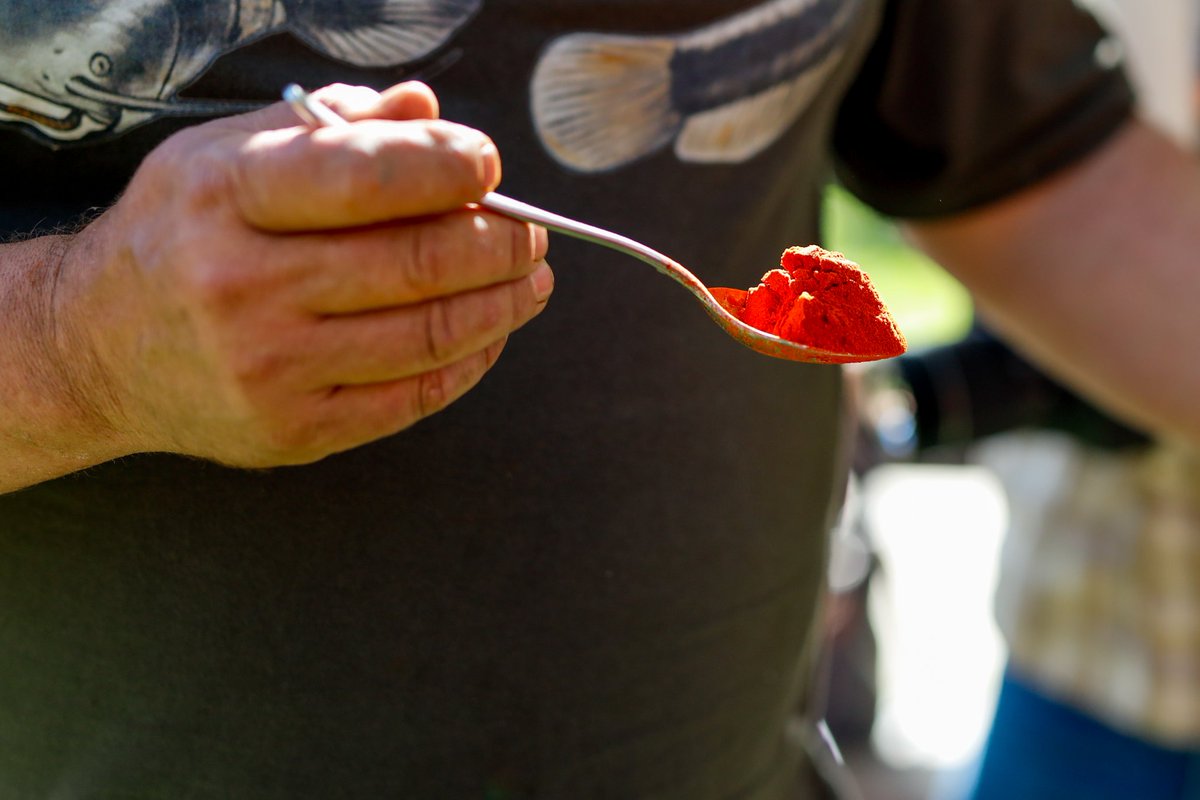 BiljeB's tweet photo. Hardworking hands are an important part of the food preparation and cooking process.

#visitbilje #baranja #easterncroatia #croatia #Europe #gastronomy #food #traditionalfood #Food https://t.co/lY88pc0bfE