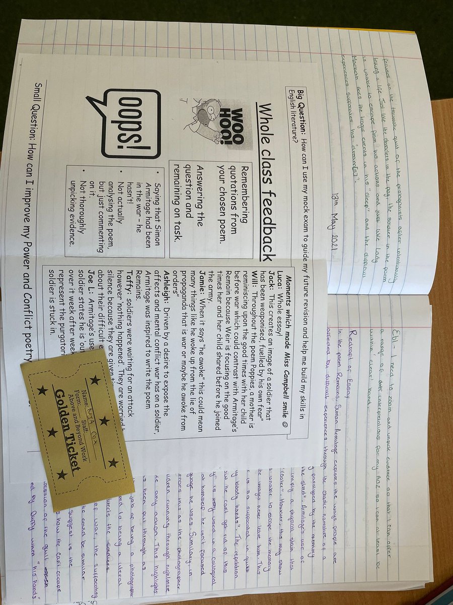 Golden tickets are up for grabs for exemplary work at Ellowes over this half term ready for the grand prize draw before Christmas. Keep an eye out for your senior leaders and Heads of departments when they pop into your lessons. Will they award you 🥇? <a href="/Elloweshallspo1/">Ellowes Hall Sports College</a>