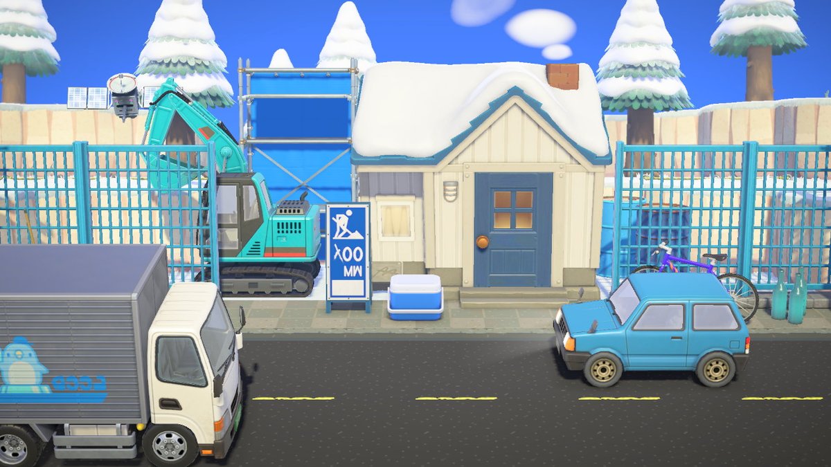 faegalaxy's tweet photo. Snowy day in the city -☆
 
#AnimalCrossing #ACNH #ACdesign #ACNHUpdatesuper #Citycore https://t.co/AZ6F6Mu4oD