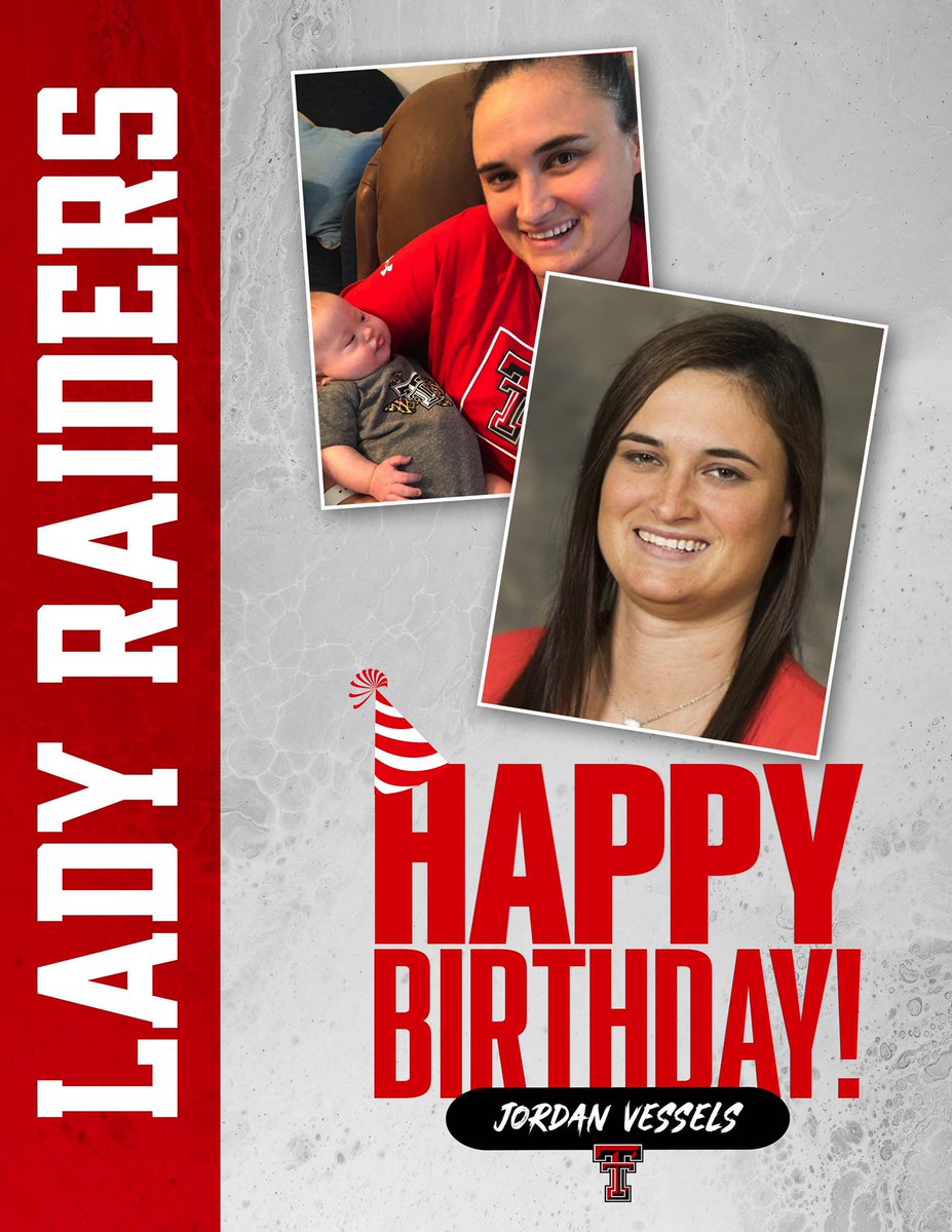 LadyRaiderWBB's tweet photo. 🎉 It’s a great day when you have 2 birthdays! Everyone wish @Jordan_Vessels a birthday as well! https://t.co/gokzbguJdt