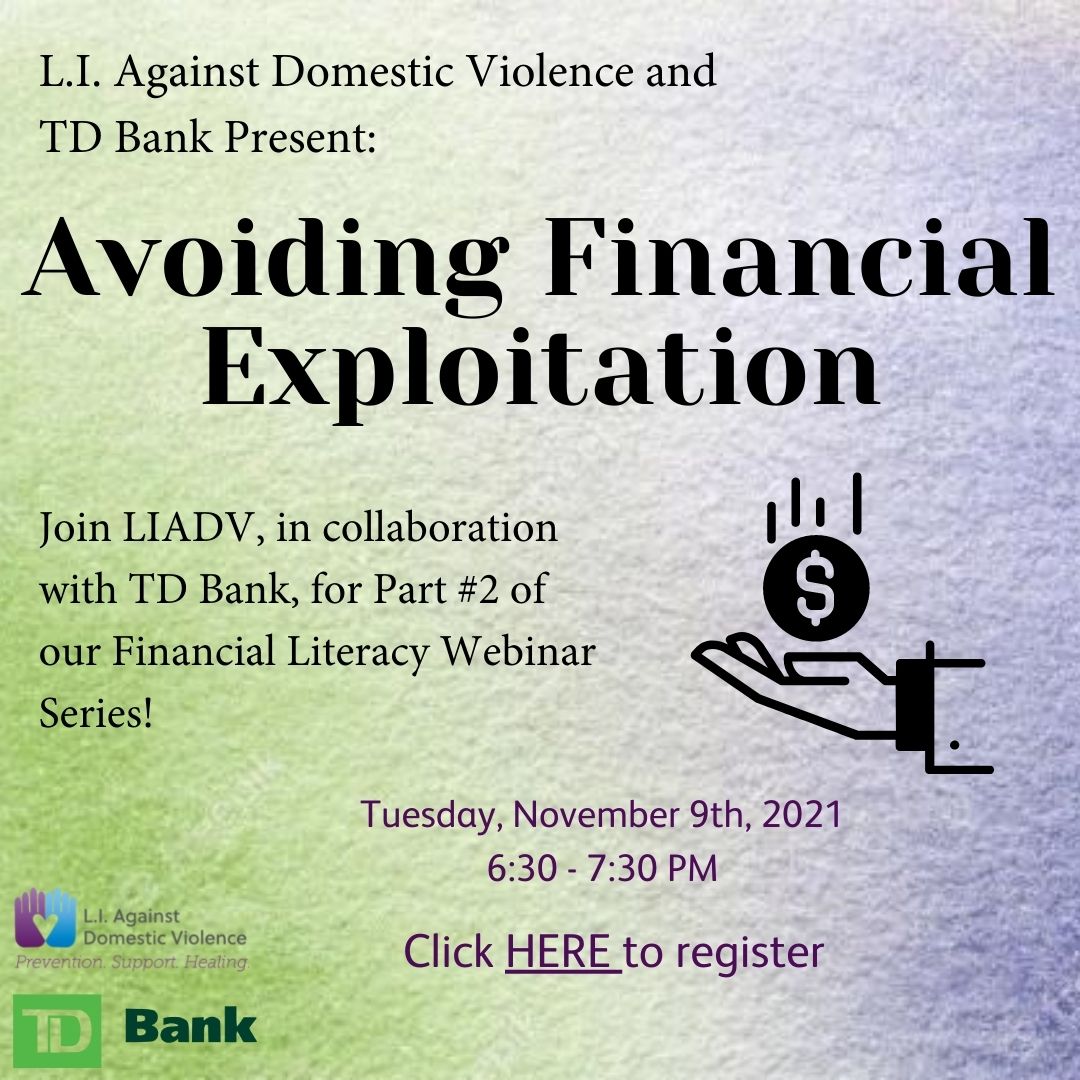 Hi everyone! It's not too late to register for our Webinar tonight! Financial exploitation can affect anyone regardless of age