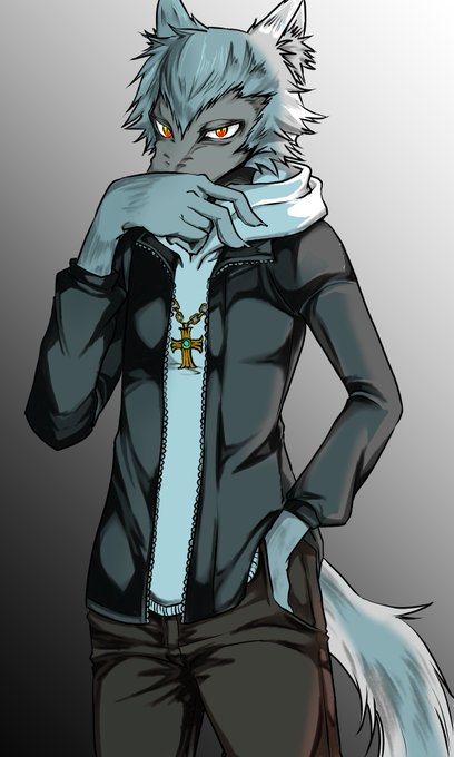狼の擬人化のtwitterイラスト検索結果